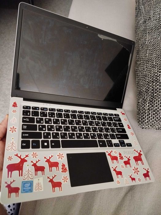 ноутбук Pixus 14" Intel Celeron N4020 4 ГБ робочий здута батарея