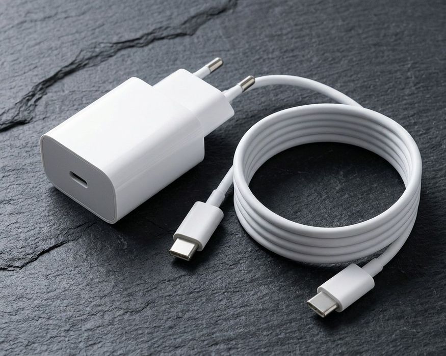 Szybka ładowarka iPhone 25W USB-C + kabel 1,5m do iPhone 13 14 15