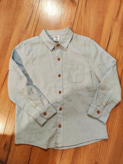 Koszula niebieska chłopięca r 116