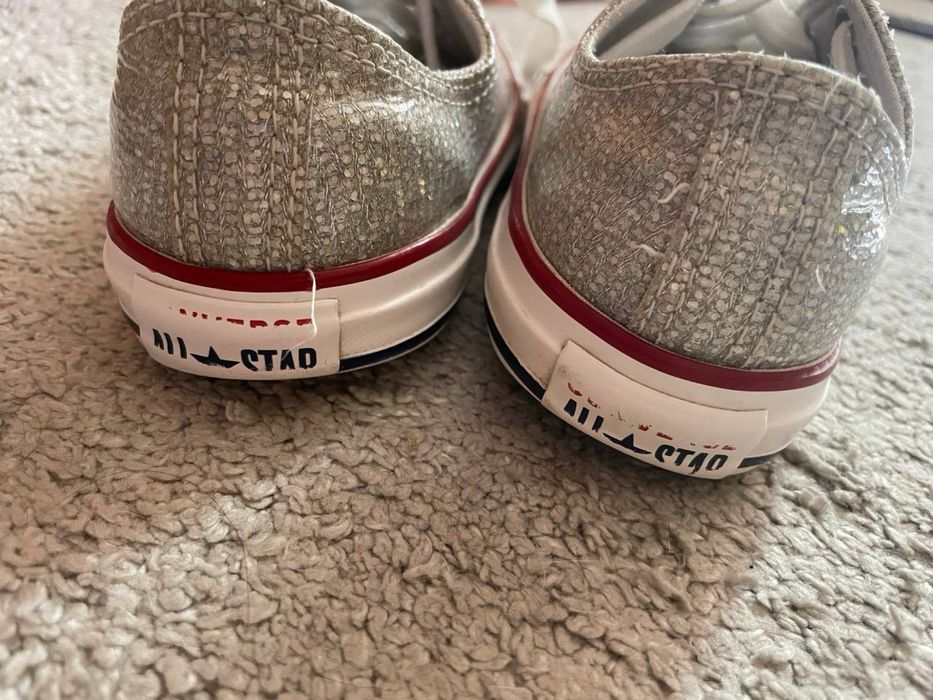Оригінальні кеди CONVERSE All Star сріблясті