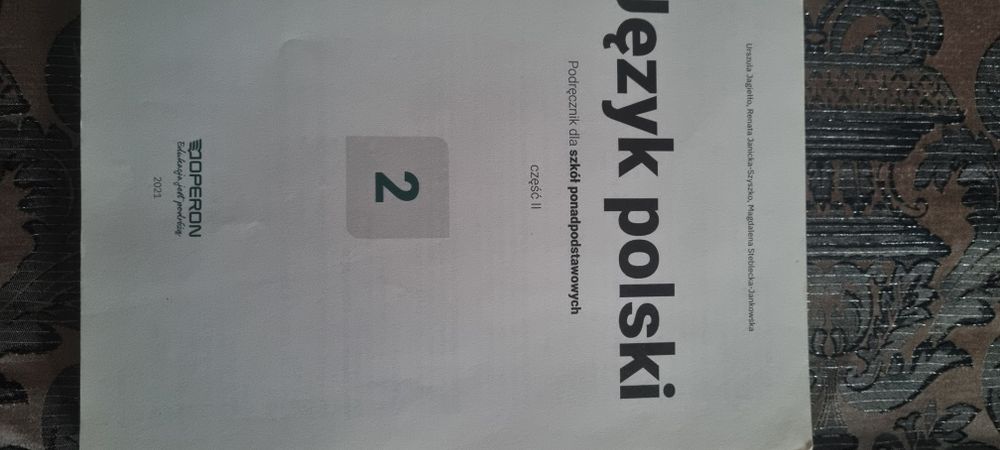 Podręcznik Język polski 2 cześć 2