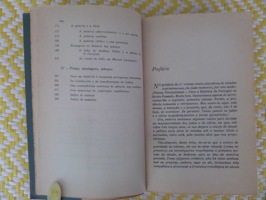 TEMAS OITOCENTISTAS - II 
Para  a história  Portugal