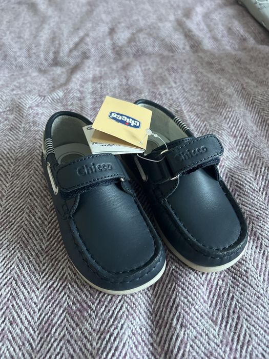 Мокасини дитячі шкіряні Chicco