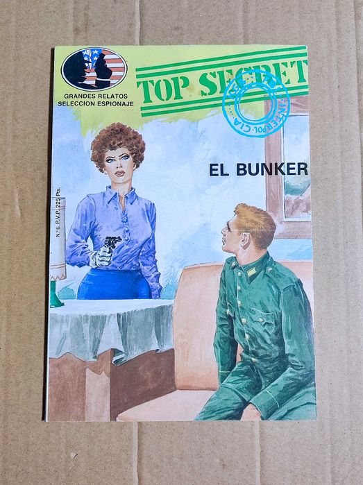 Top Secret - El Bunker / banda desenhada comic 1987 (Espanha)