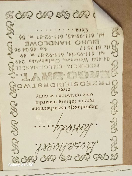 Obraz ręcznie malowany