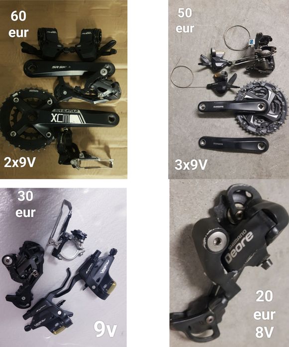 Rodas 27.5 Travões Hidráulicos Suspensão Peças Bmx