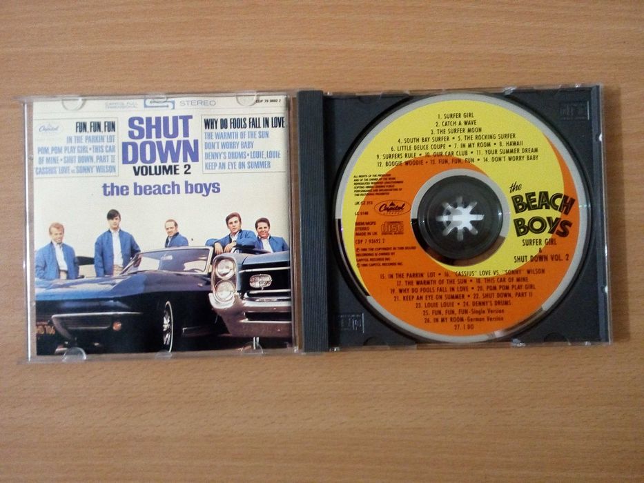THE BEACH BOYS - Surfer Girl & Shut Down Volume 1 Remasters c/ Bónus