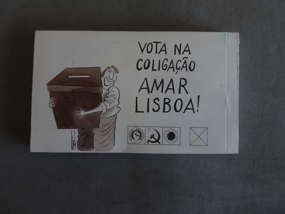 "Caderno" Amar Lisboa com imagens em movimento por Augusto Cid