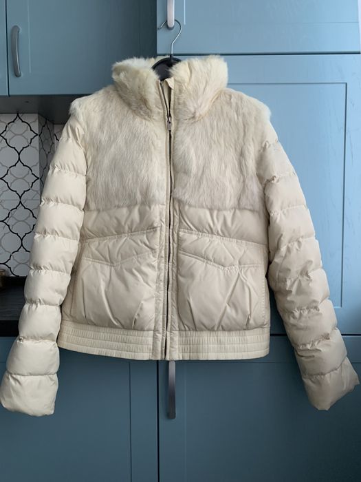 Пуховик з хутром кроля