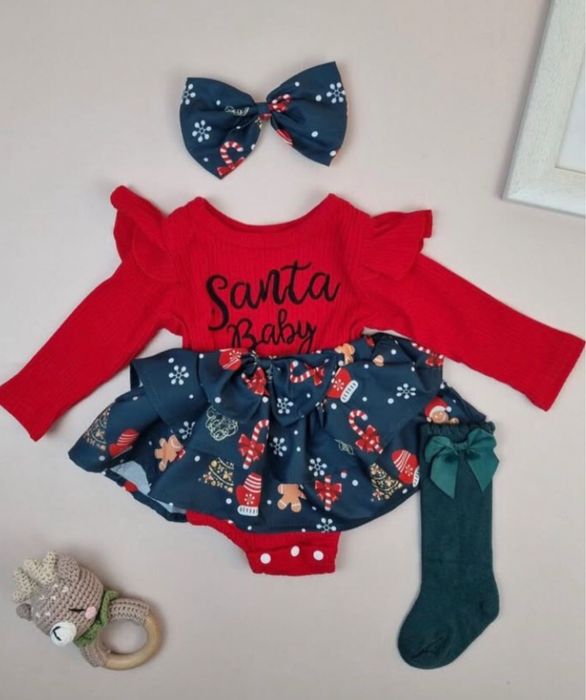 Новорічна сукня для новонароджених