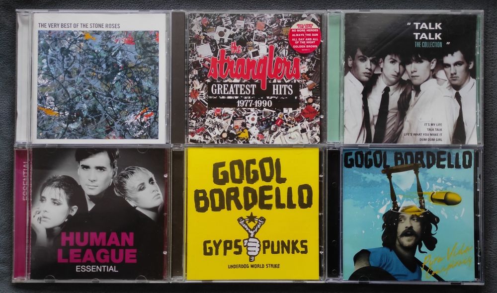 Фирменные CD Gogol Bordello, Stone Roses, Stranglers,Talk,Human League
