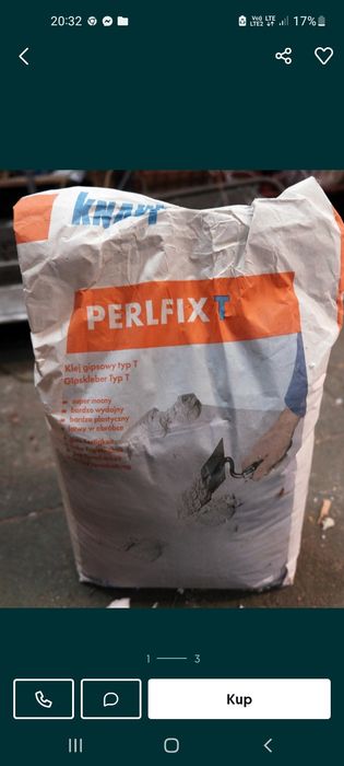 Klej gipsowy do płyt