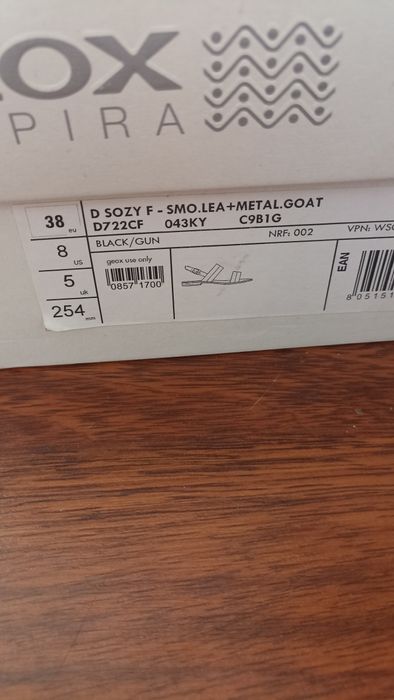 Sandálias pele Geox 38