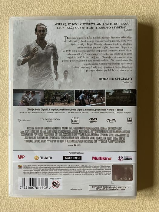 Na skrzydłach orłów DVD