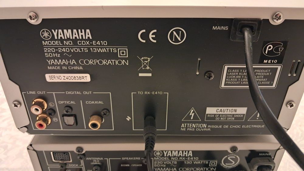 Yamaha RX-E410 Amplifier and CDX-E410 CD Player64170793419650124