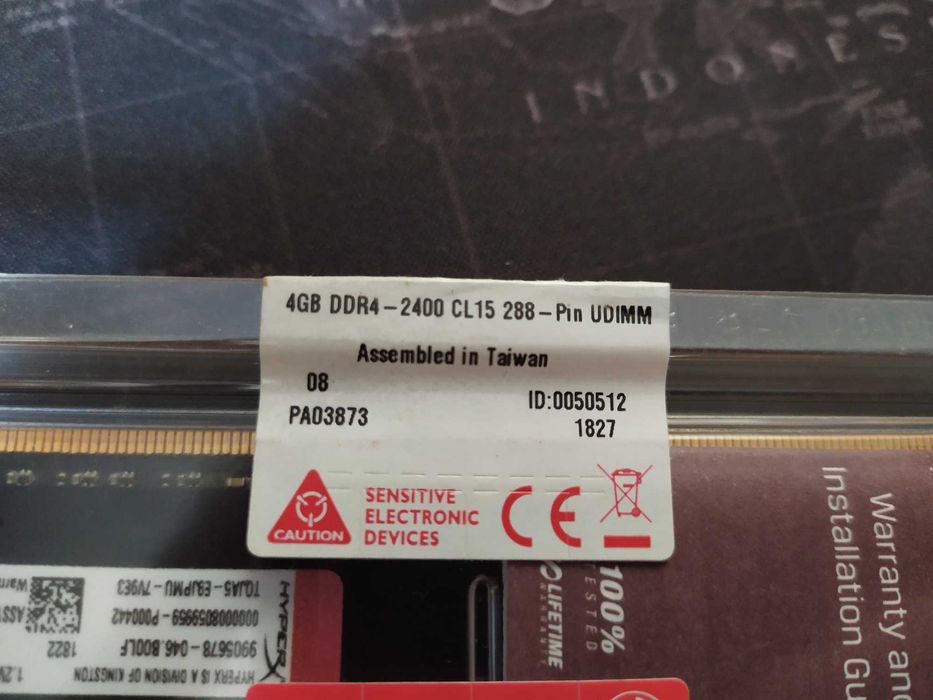 Оперативная память HyperX Kingston Fury DDR4-2400 8192MB