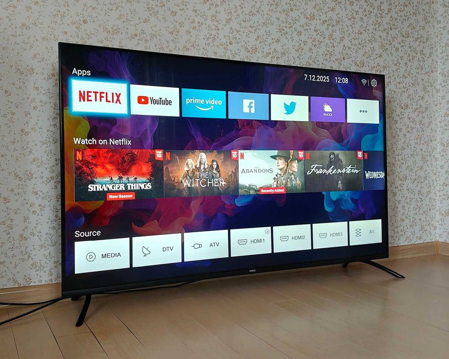 SMART-телевізор CHiQ 55" 4K Ultra HD / HDR10 / HLG / Dolby Vision