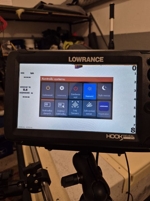 Echosonda Lowrance hook 9 reveal 9TS