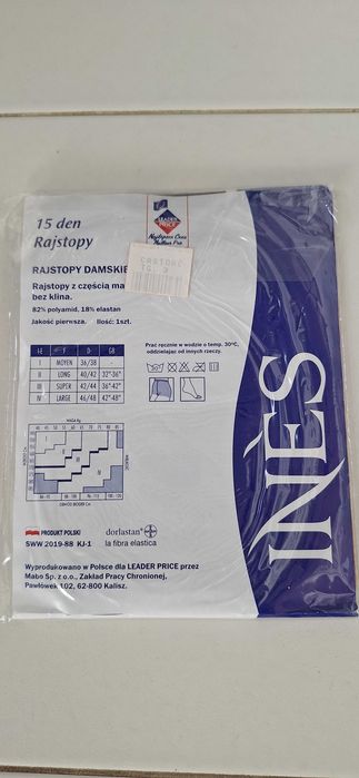 Rajstopy Jowita Knittex 15 DEN semi matt