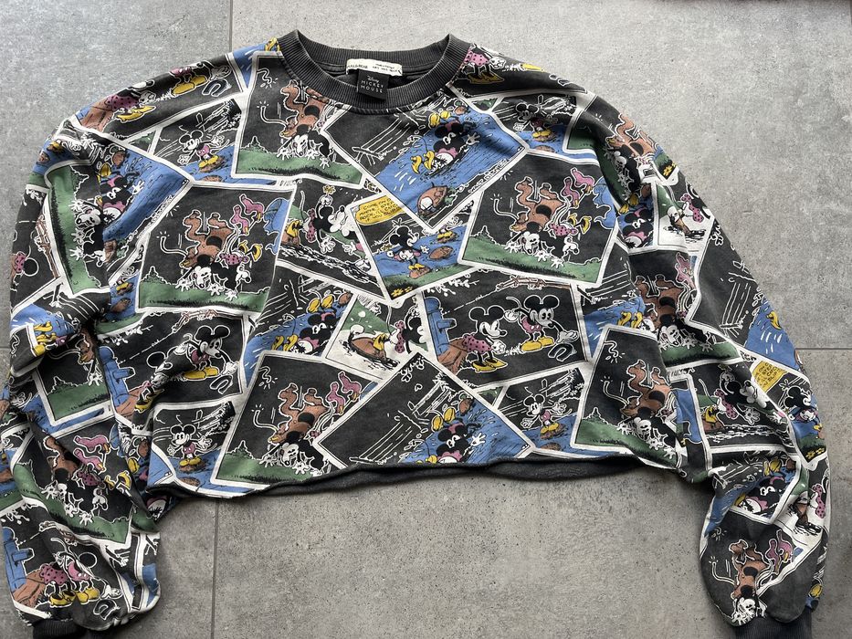 Pull&Bear krótka bluza Disney mickey mouse S