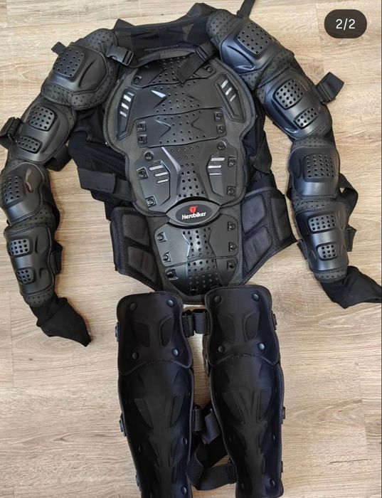 Моточерепаха + наколінники комплект для мотокроссу ендуро єндуро