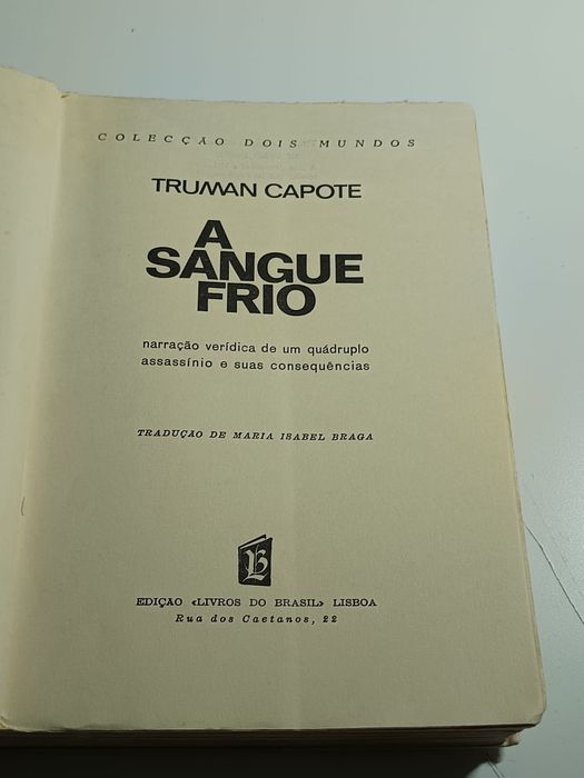 A sangue frio - Truman capote
