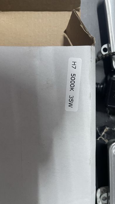 Kit Xenon HID H7 5000K 35W – LedPerf (Novo, nunca montado)