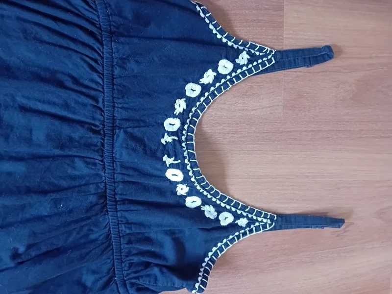 Bawełniana Sukienka Boho KappAhl 36/38 – Haft Kwiaty