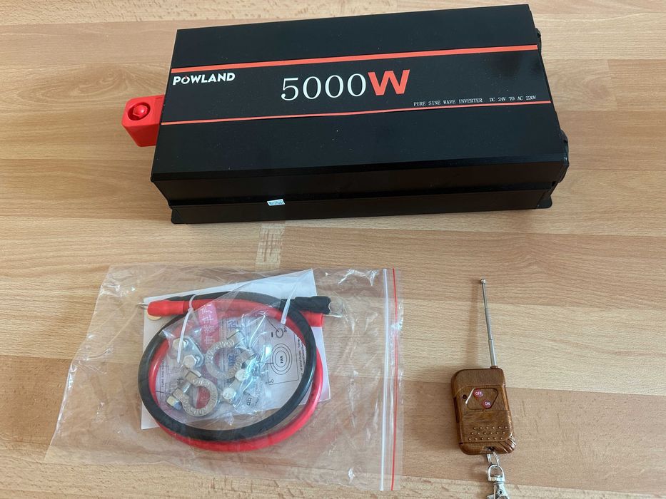 [NOVO] Inversor / Conversor • 2500W/5000W • Onda Pura • Comando • EU64739029532291120