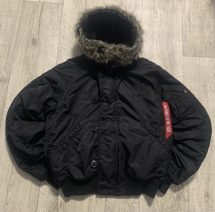 Бомбер Alpha industries N-2b b-15 зимний bomber