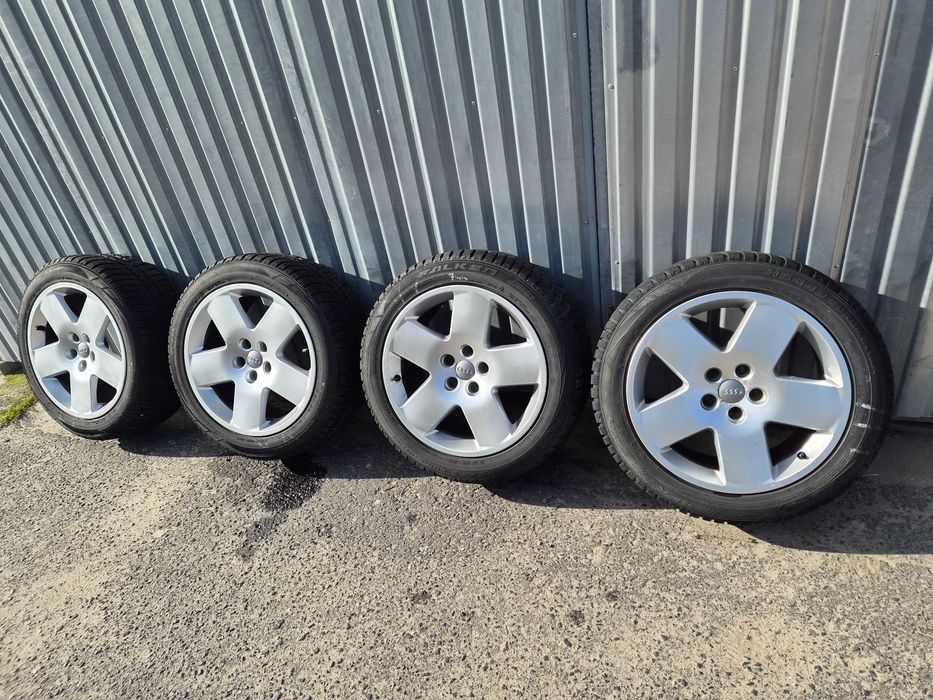 Felgi aluminiowe koła opony zimowe Audi A8 D3 18" 5X112 kpl