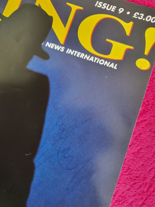 Autograf Oryginalny Michael Jackson - 2 autentyczne podpisy magaz King
