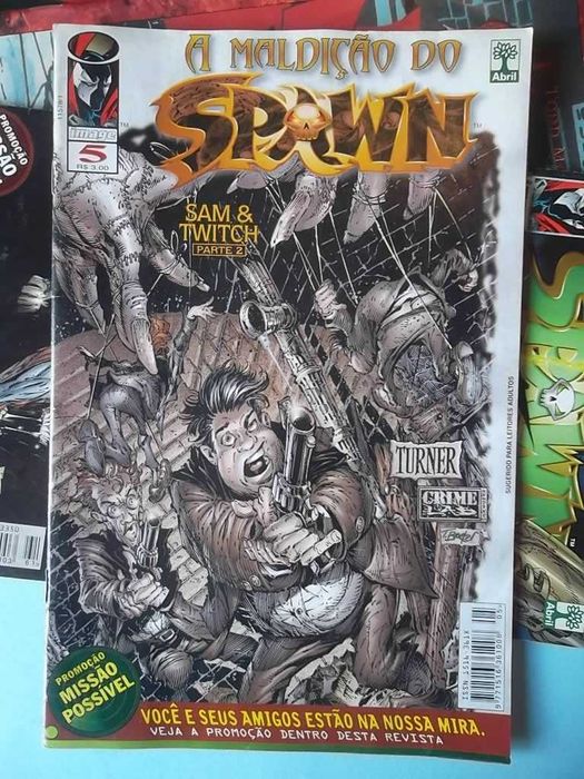 SPAWN - 6 revistas, em português e inglês