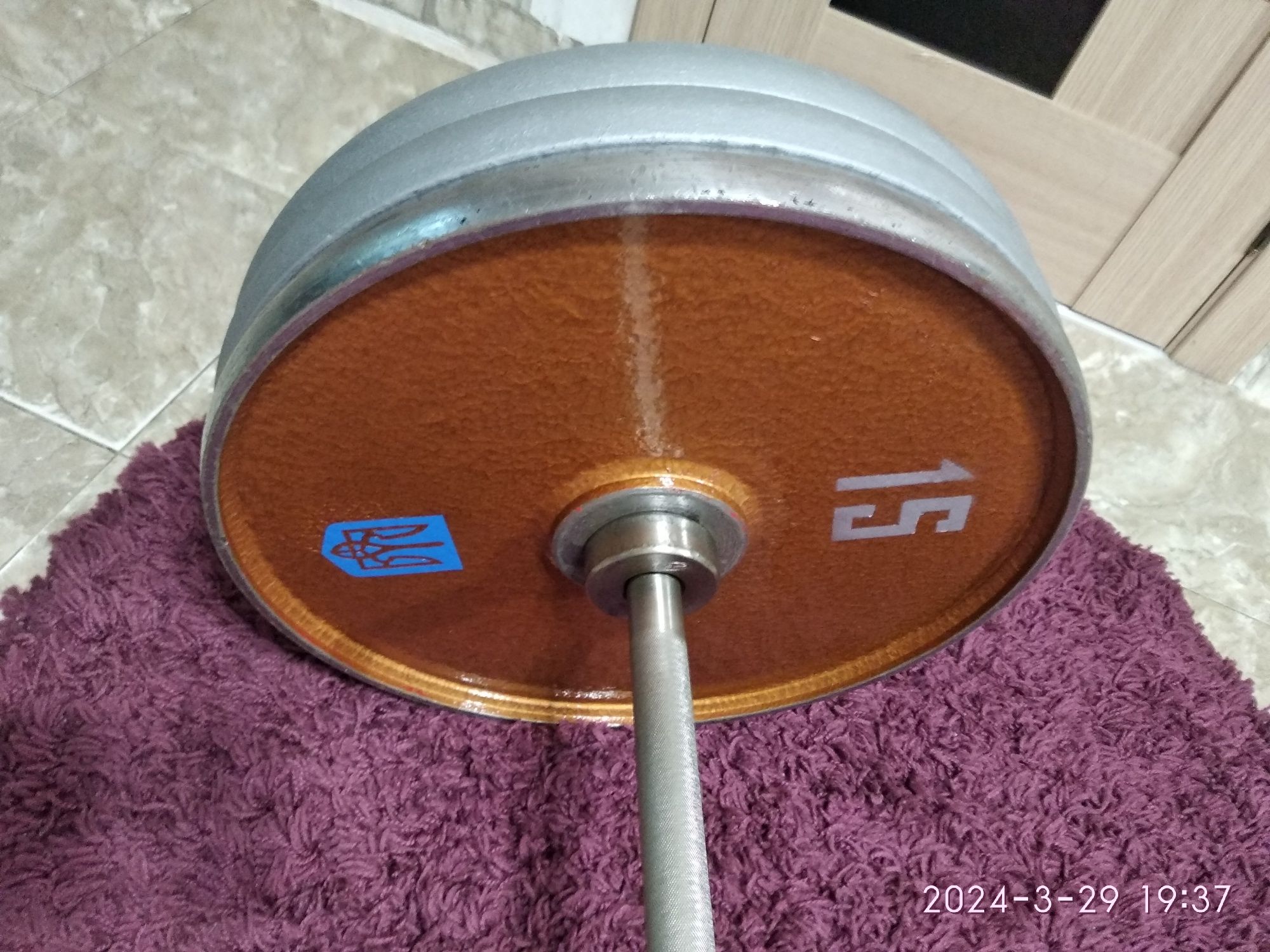 Штанга Олімпійська 50 мм, 100 кг+(ціна за гриф..: 3 000 грн. - Атлетика ...