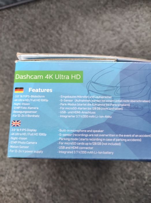 Wideorejestrator XciteRC 4k ultra HD