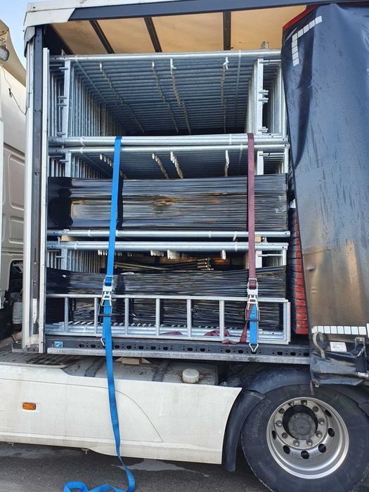 Rusztowanie elewacyjne 190m2 nowe typ Plettac