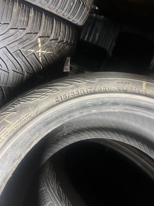 215/55/17 пара зимових шин Zeetex