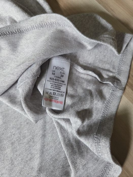 Damski sweter Next 38 szary