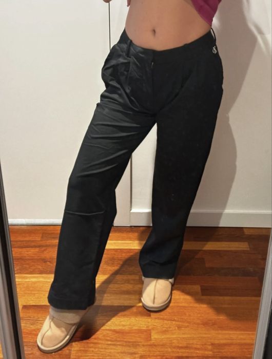 Czarne eleganckie spodnie Calvin Klein | S / 36 | nowe