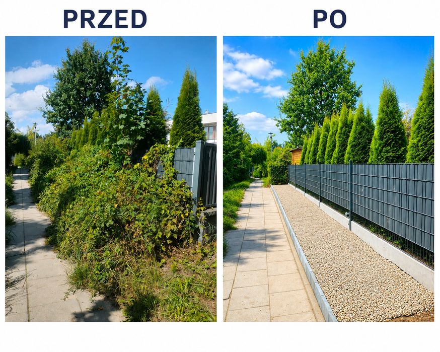 Usługi  ogrodnicze oraz prace porządkowe