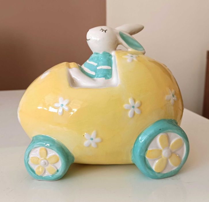 Skarbonka wielkanoc króliczek nowa