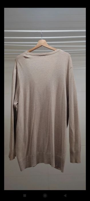 Sweterek długi, beżowy C&A, r.XXL