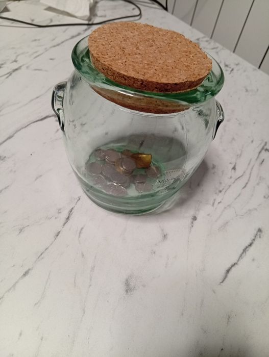 Komplet Vidreco szklana  beczka Puchatka