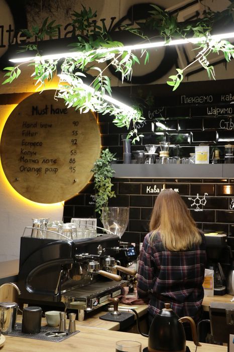 Коло меню з підсвіткою акрил/дерево