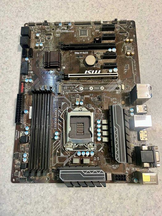 Материнская плата MSI Z270-A PRO + Celeron G3900 BOX