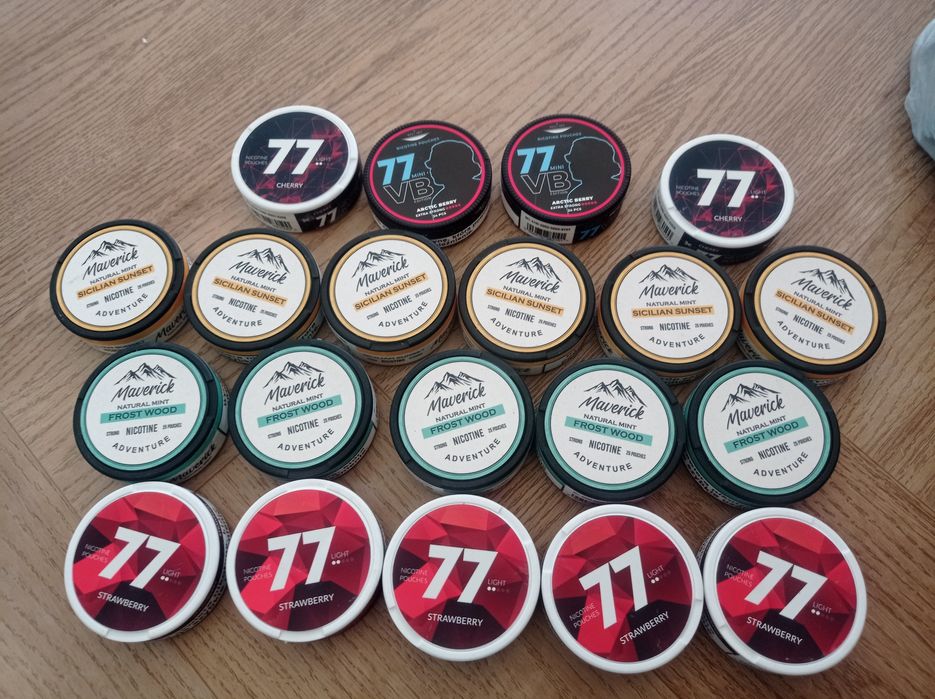 Saszetki nikotynowe nowe 20 paczek