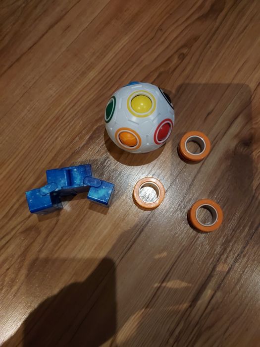 Figet Toys - zestaw - breaker, rings, kostka