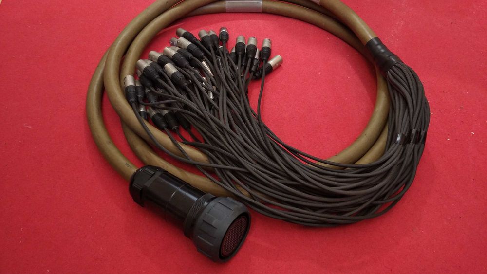 Cabos áudio Link LK Harting Splitter 32, 48, 64 canais, Sub box 12, 16 canais, Socapex