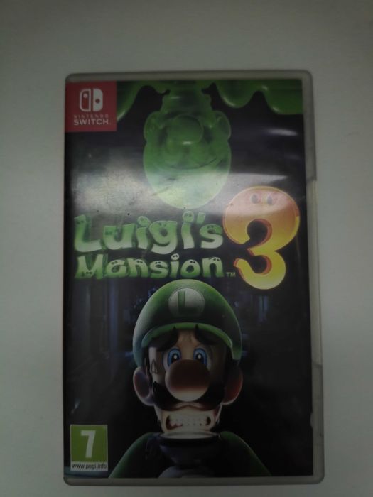 Luigi Mansion 3 com caixa