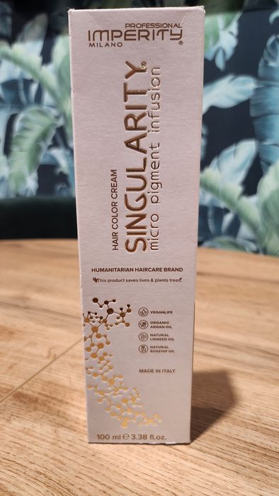 Trwała mikropigmentowa farba do włosów Singularity odcień 8T toffie